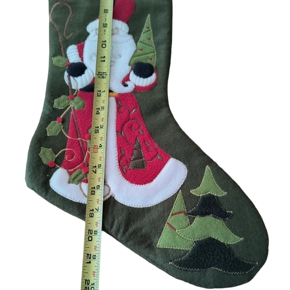 NWT Santa Appliqued 20